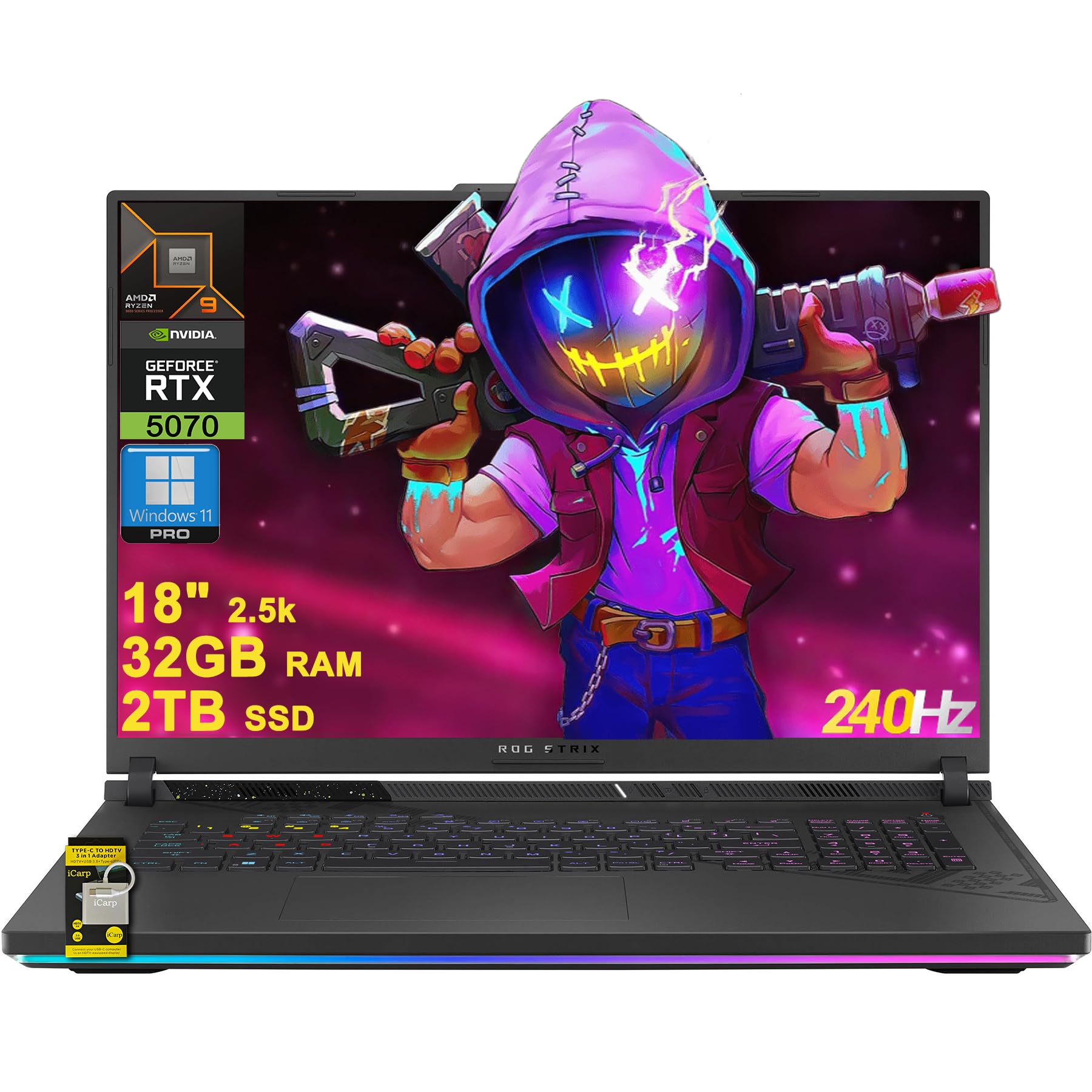 Amazon.co.jp: ASUS ROG Strix G18 G814 ゲーミングノートパソコン 18